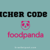 foodpanda voucher code